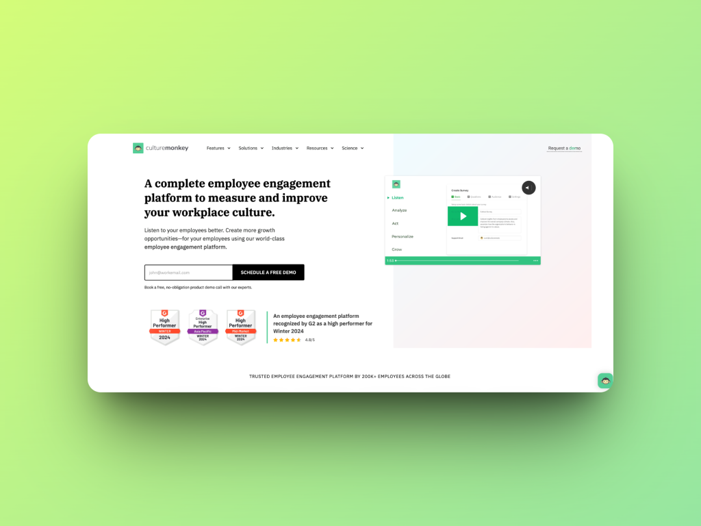 10 Best Lattice Alternatives and Competitors for 2025 8 CultureMonkey
