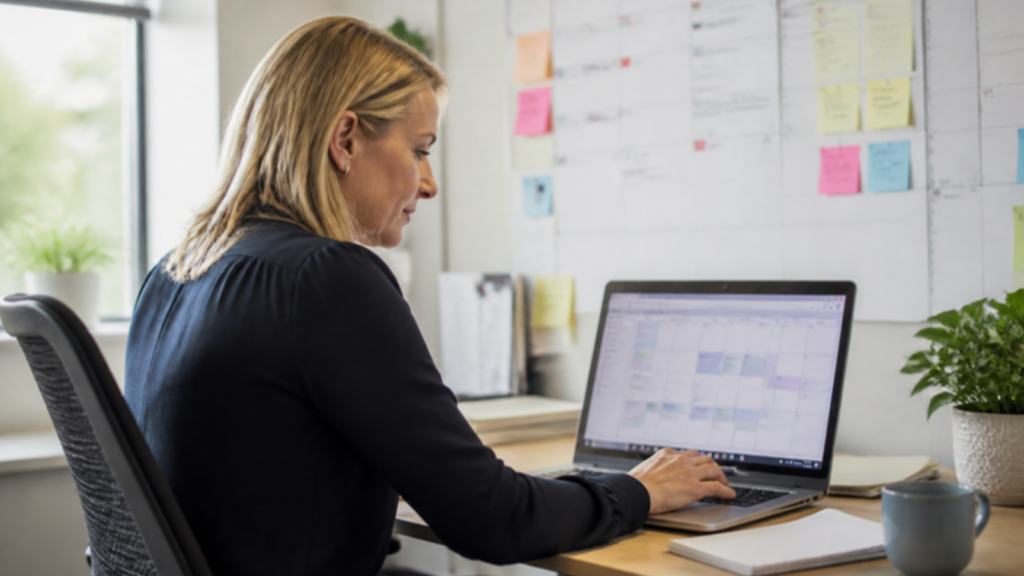 Bradford Factor: an HR manager reviewing a staff absence calendar